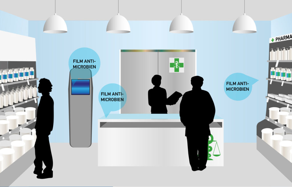 Film anti microbien Qualiglass